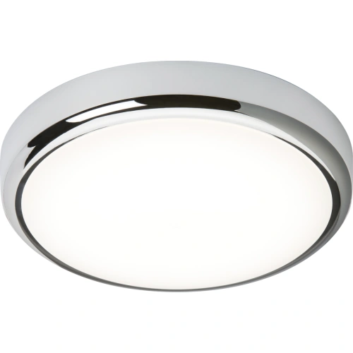 230V IP65 14W CCT Adjustable LED Bulkhead C/W Chrome Trim