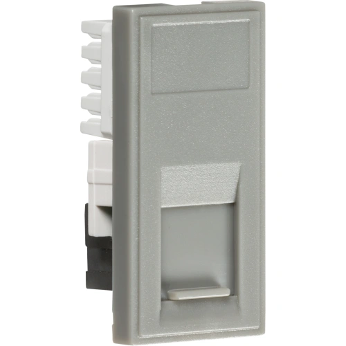 UTP CAT6 RJ45 Outlet Module 25 x 50mm - Grey