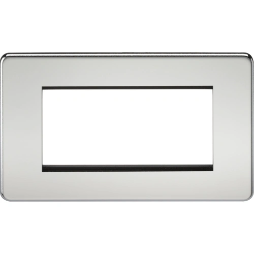 4G Modular Faceplate - Polished Chrome