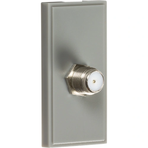 SAT TV Outlet Module 25 x 50mm - Grey