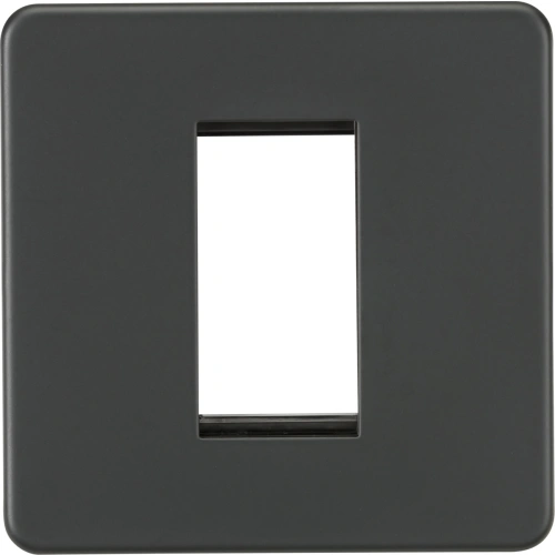 1G Modular Faceplate - Anthracite