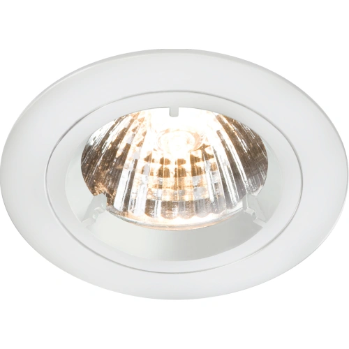 IP20 230V GU10 White Recessed Fixed Twist and Lock Downlight