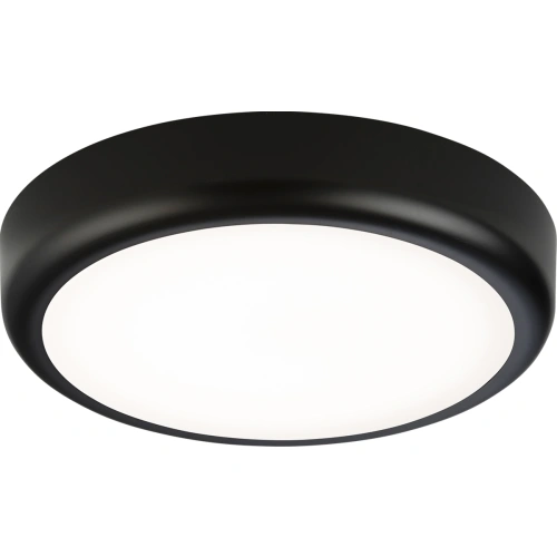 230V IP65 9W CCT Adjustable LED Bulkhead C/W Black Trim