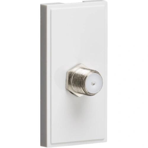 SAT TV Outlet Module 25 x 50mm - White